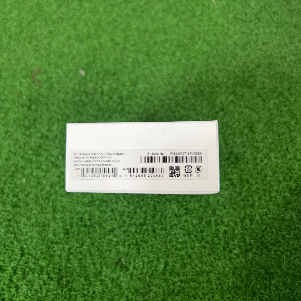 Apple 20W USB-C Adapter Original USA 2 Pin MHJA3AM/A