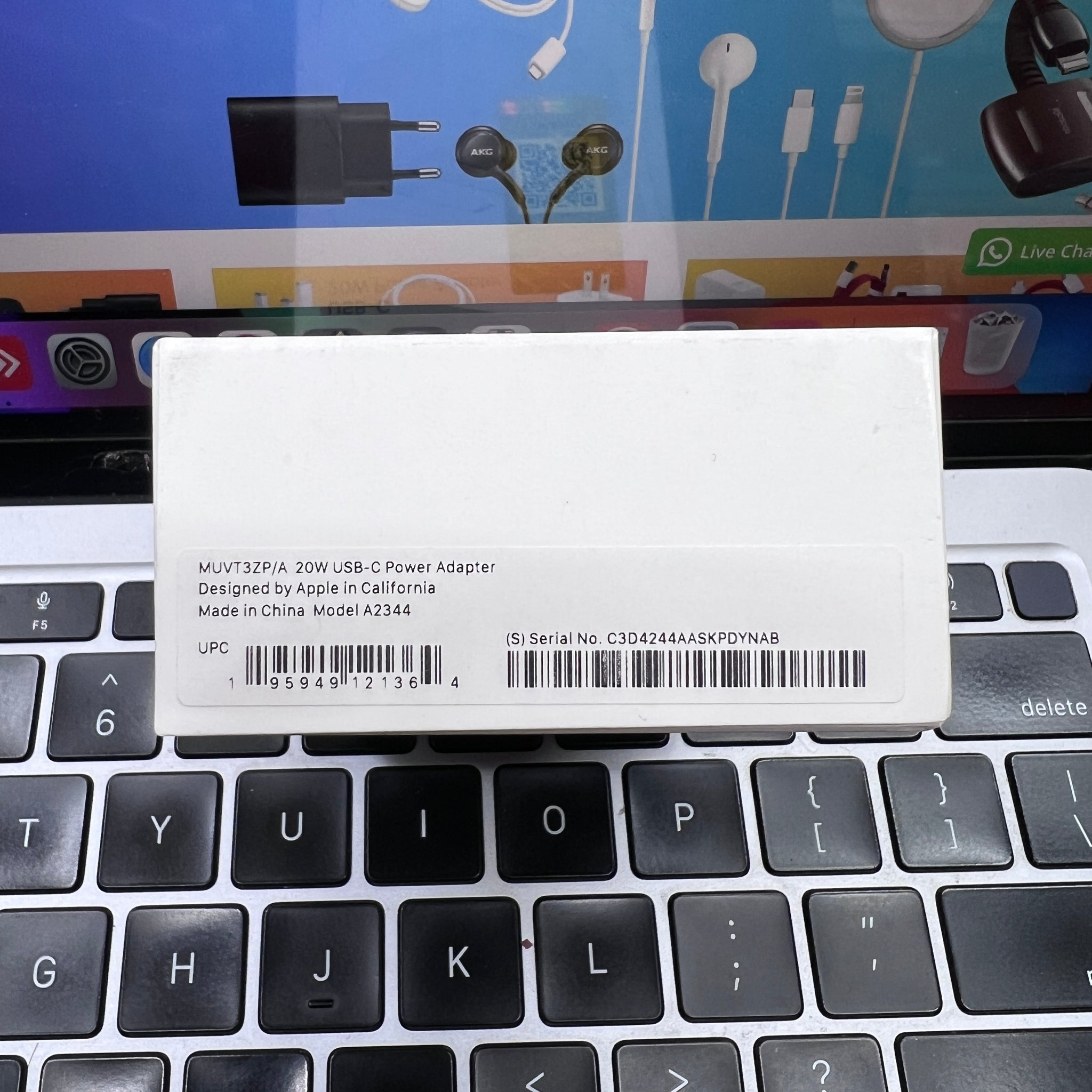 Apple 20W Adapter USB-C Original Mercantile Official