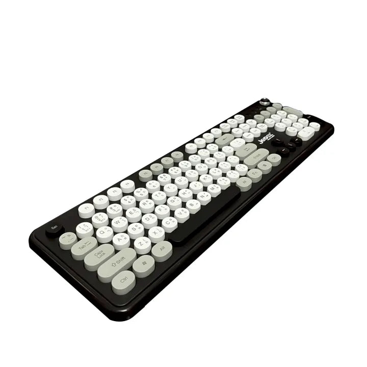 JEDEL WKB-104 Typewriter Style Keyboard Dual Wireless