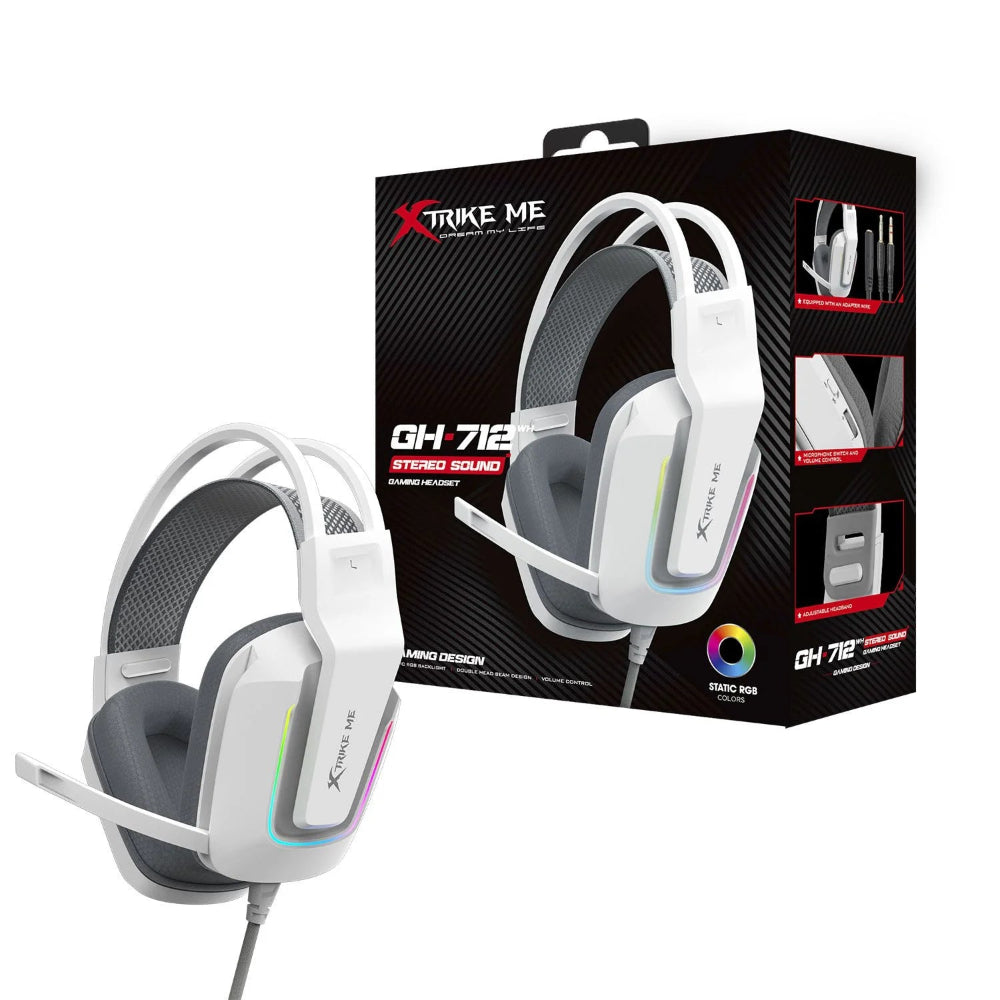 XTRIKE-ME GH-712 Wired Gaming Headset With Noise Reduction Microphone