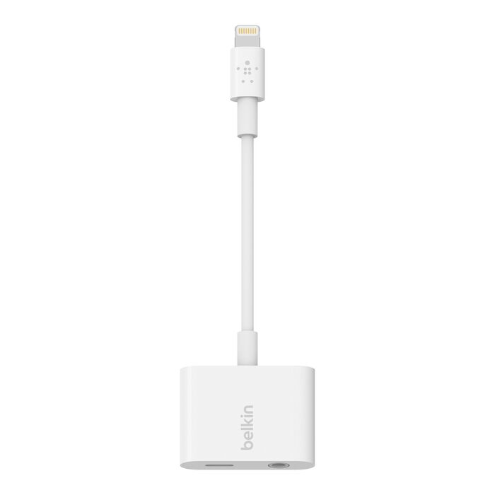 Belkin Rockstar iPhone Splitter 3.5MM Audio + Lightning Charge