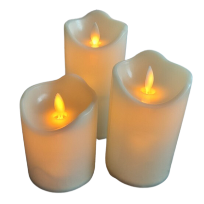3 Pcs Led Swing Flame Decoration Candles