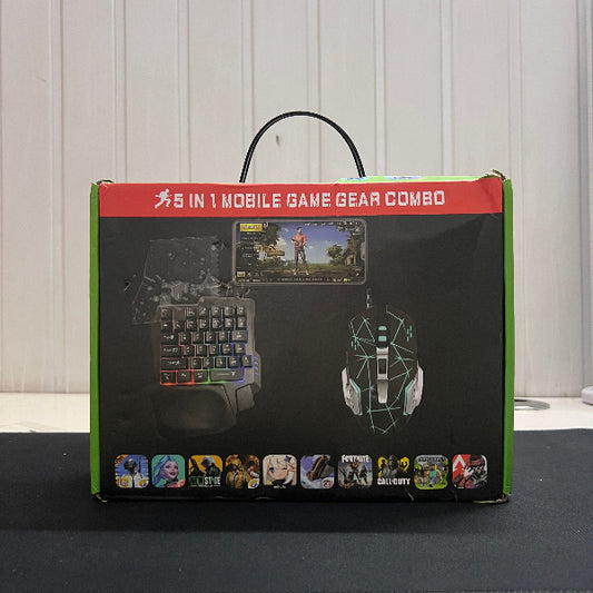 5-In-1 Keyboard, Mouse Wireless Combo For Mobile Gaming
