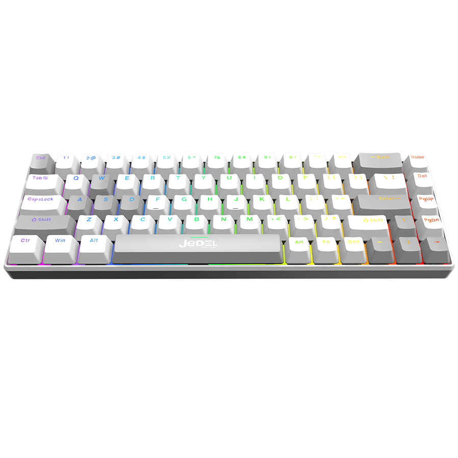 JEDEL KL-141 Mechanical Keyboard Wired (Extra Key Caps) 68 Keys