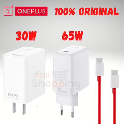 Original OnePlus 30W 65W Warp Adapter Fast Charger