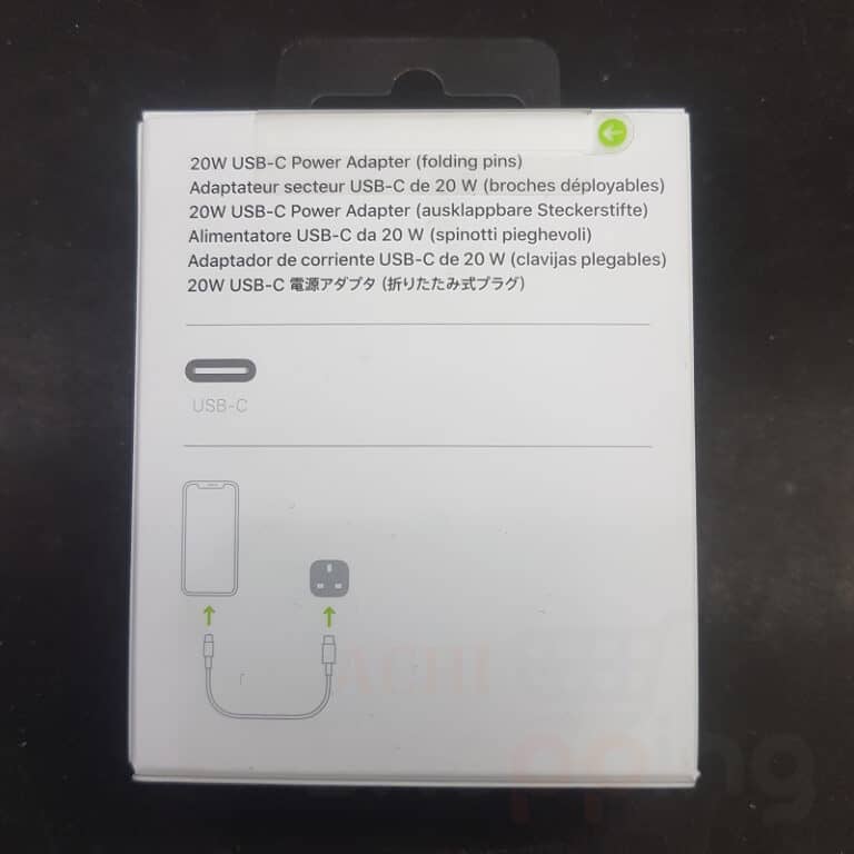 Original Apple 20W 3 Pin USB-C Fast Charging Adapter – Achi Shopping