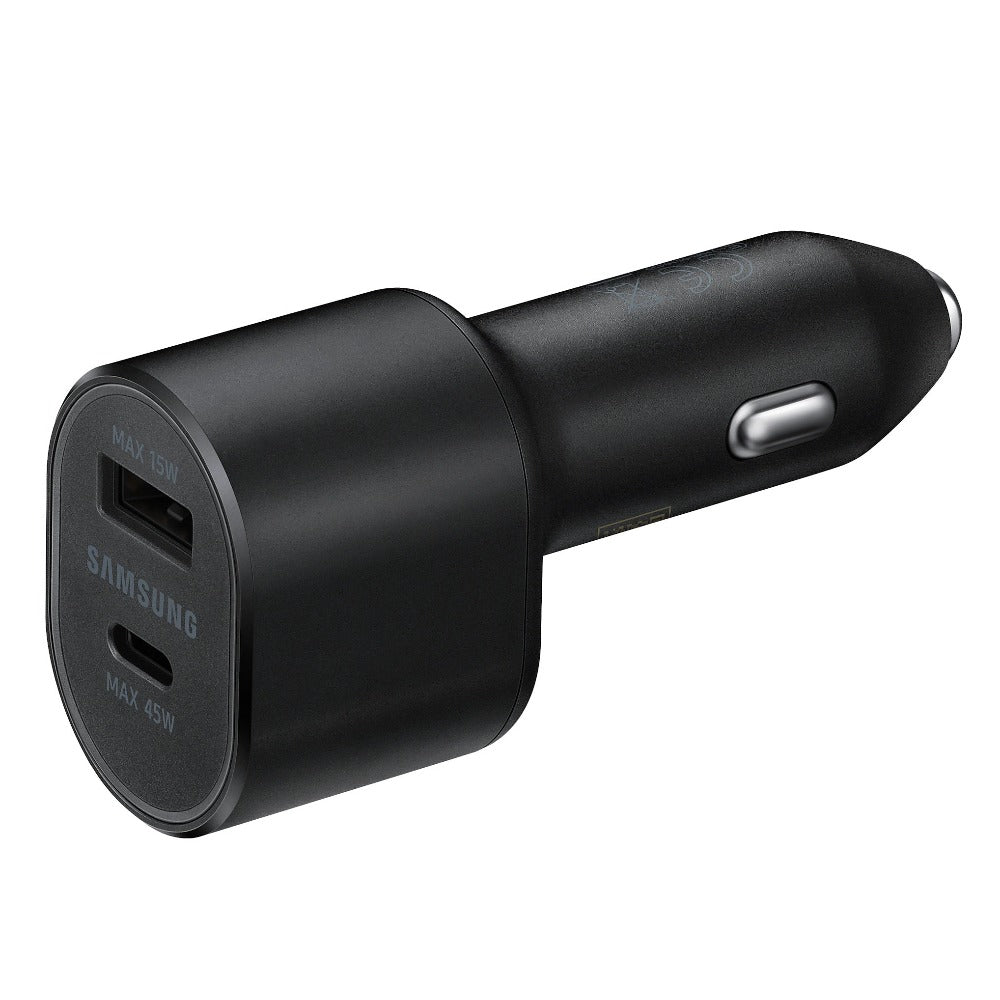 Original Samsung Car Charger 45W Dual Port USB-C USB-A