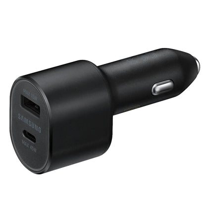 Original Samsung Car Charger 45W Dual Port USB-C USB-A