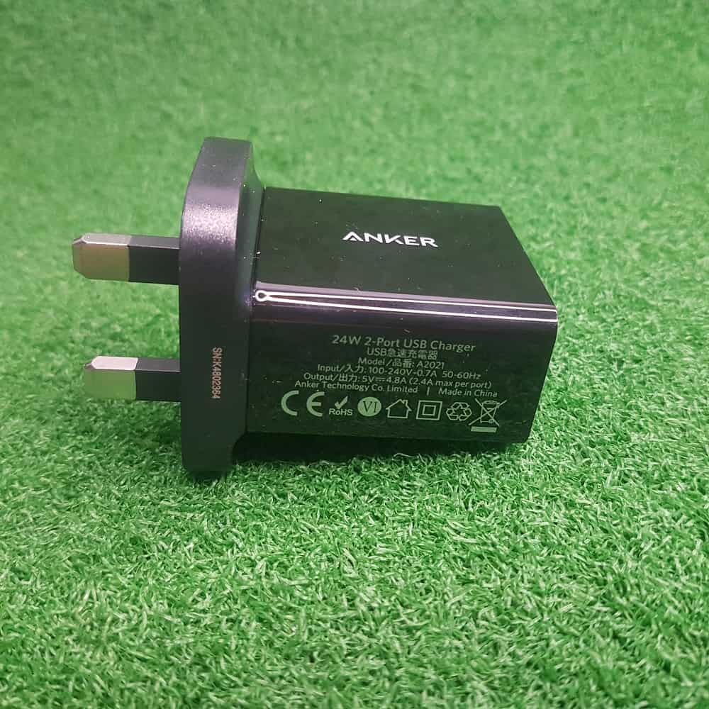 Anker 24W Dual USB Adapter Fast Charger
