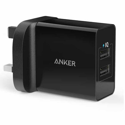 Anker 24W Dual USB Adapter Fast Charger
