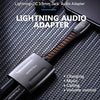 Mcdodo Apple iPhone Dual Port Splitter 3.5MM Lightning Converter