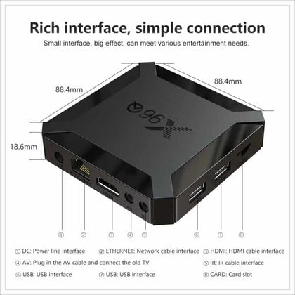 Original X96Q Pro Android TV Box