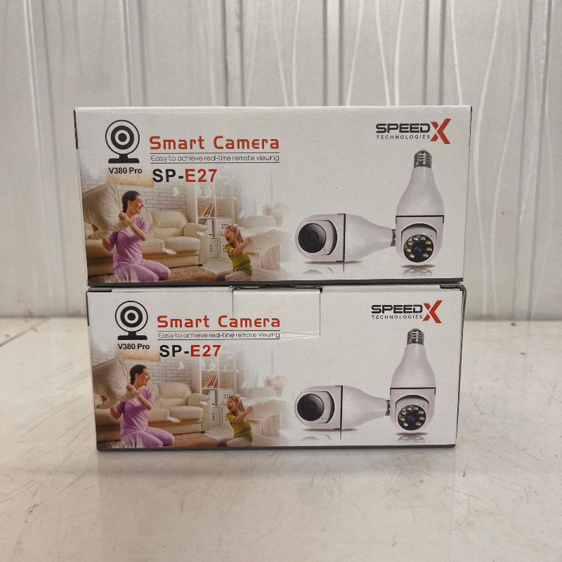 Speed-X SP-E27 Bulb Holder 360 Security Smart WIFI Camera