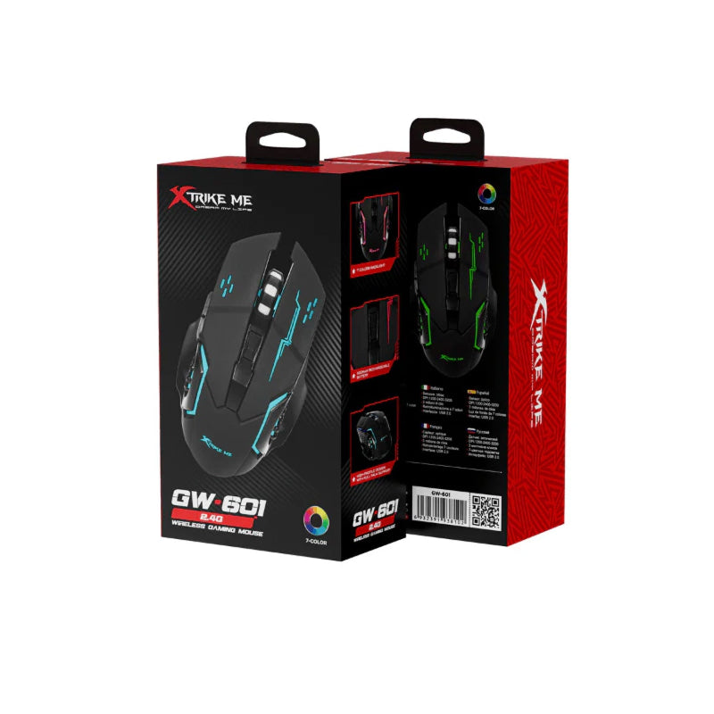 Xtrike Me GW-601 Wireless Rechargeable Gaming Mouse