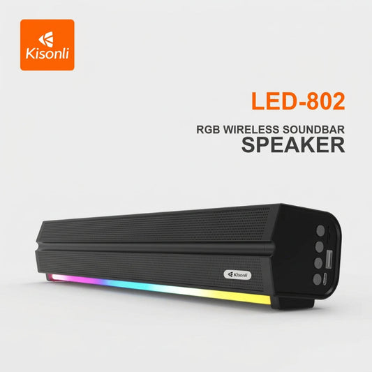 KISONLI LED-802 Soundbar Bluetooth Wireless Speaker