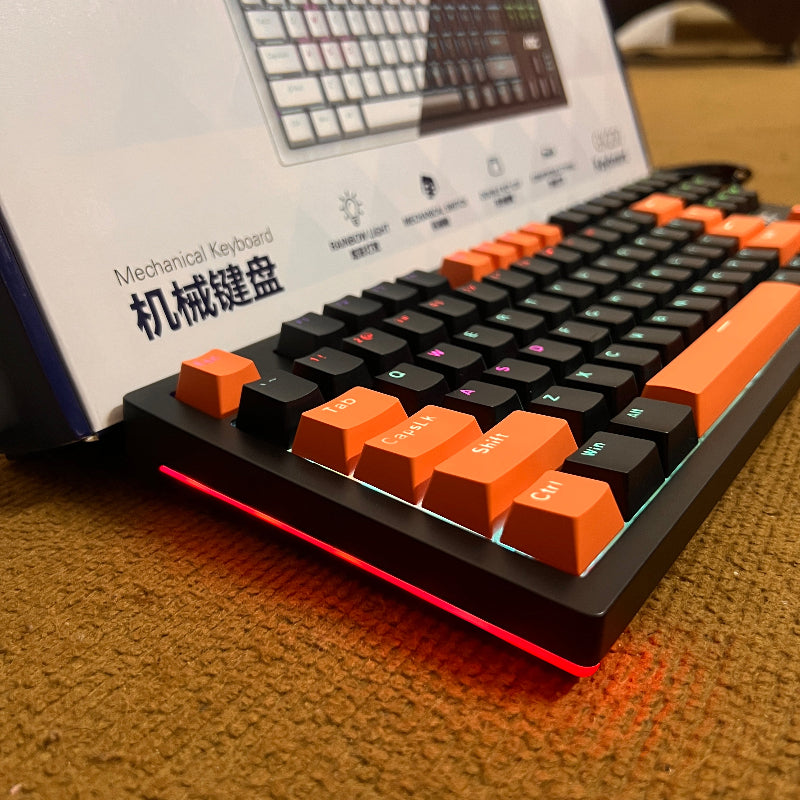 AOC GK-230 Mechanical Keyboard 87 Keys Blue Switch Wired