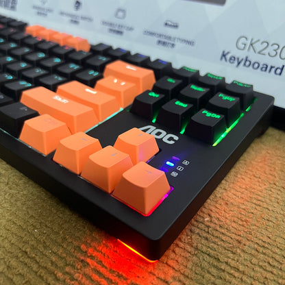 AOC GK-230 Mechanical Keyboard 87 Keys Blue Switch Wired