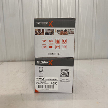 Speed-X SP-E27 Bulb Holder 360 Security Smart WIFI Camera