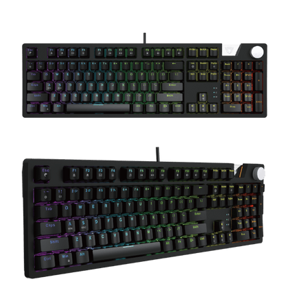JEDEL KL-158 Mechanical Keyboard Wired 104 Keys Red Switch