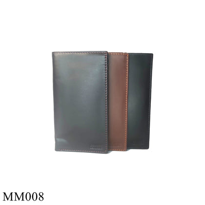 Premium Long Leather Wallet - Cheque Book Wallet