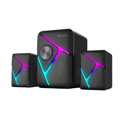 XTRIKE-ME SK-610 Subwoofer RGB 2.1 Speakers