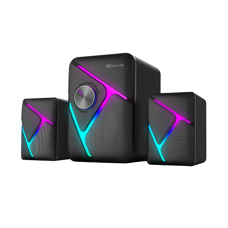 XTRIKE-ME SK-610 Subwoofer RGB 2.1 Speakers