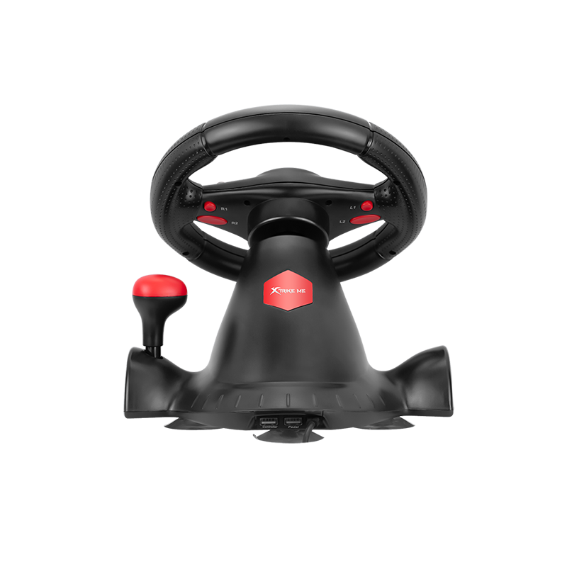 XTRIKE ME GP-903 Racing Steering Wheel Dual Vibration Motors