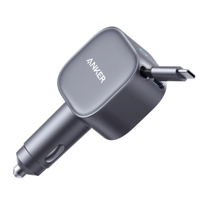 Anker Nano 75W Car Charger with Retractable cable