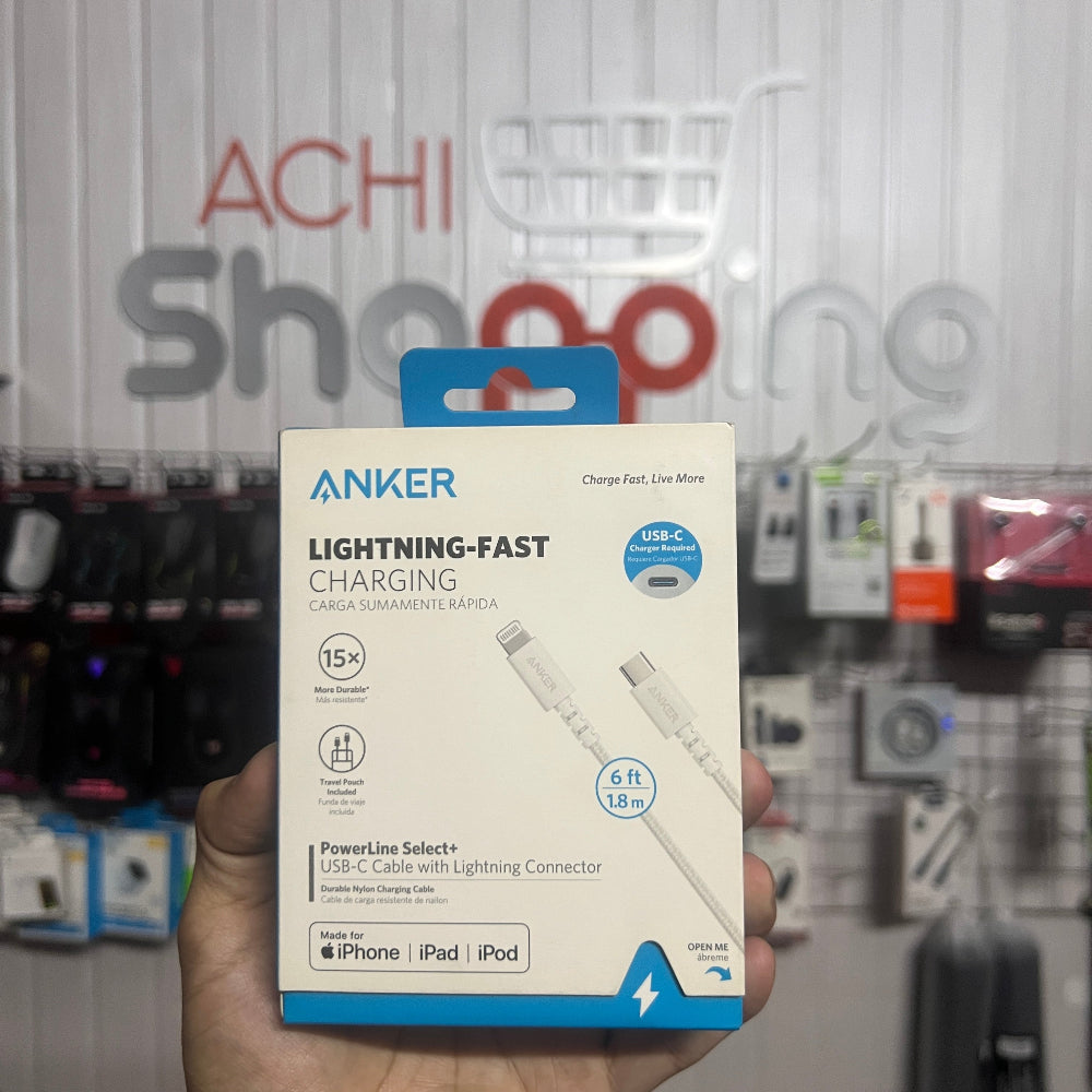 Anker C To Lightning Cable 6 Feet 1.8M Braided