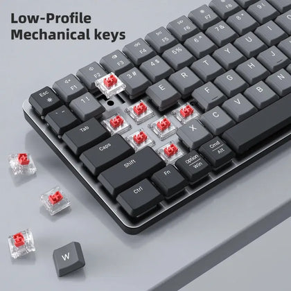 Darshion CX32 Low Profile Mechanical Red Switch Keyboard Tri Mode | MAC/Windows