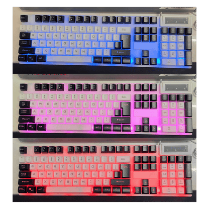 FIREWOLF FW-K30 Keyboard Color Backlight Membrane Silent Keys