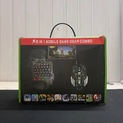 5-In-1 Keyboard, Mouse Wireless Combo For Mobile Gaming