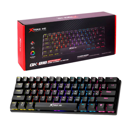 Xtrike Me GK-916 Mechanical Gaming Keyboard 61 Keys