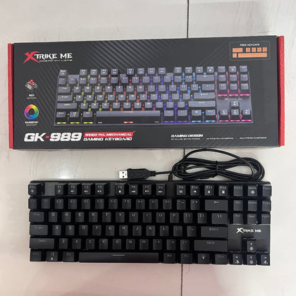 XTRIKE ME GK-989 Mechanical Gaming Keyboard Wired 87 Keys (Wired)
