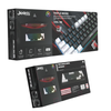 Jedel WKL-66 Tri Mode (Wired+2.4G+Bluetooth) Mechanical Gaming Keyboard Swappable Red Switches 68 Keys