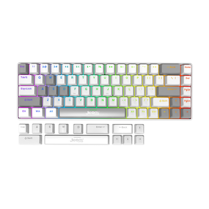 JEDEL KL-141 Mechanical Keyboard Wired (Extra Key Caps) 68 Keys