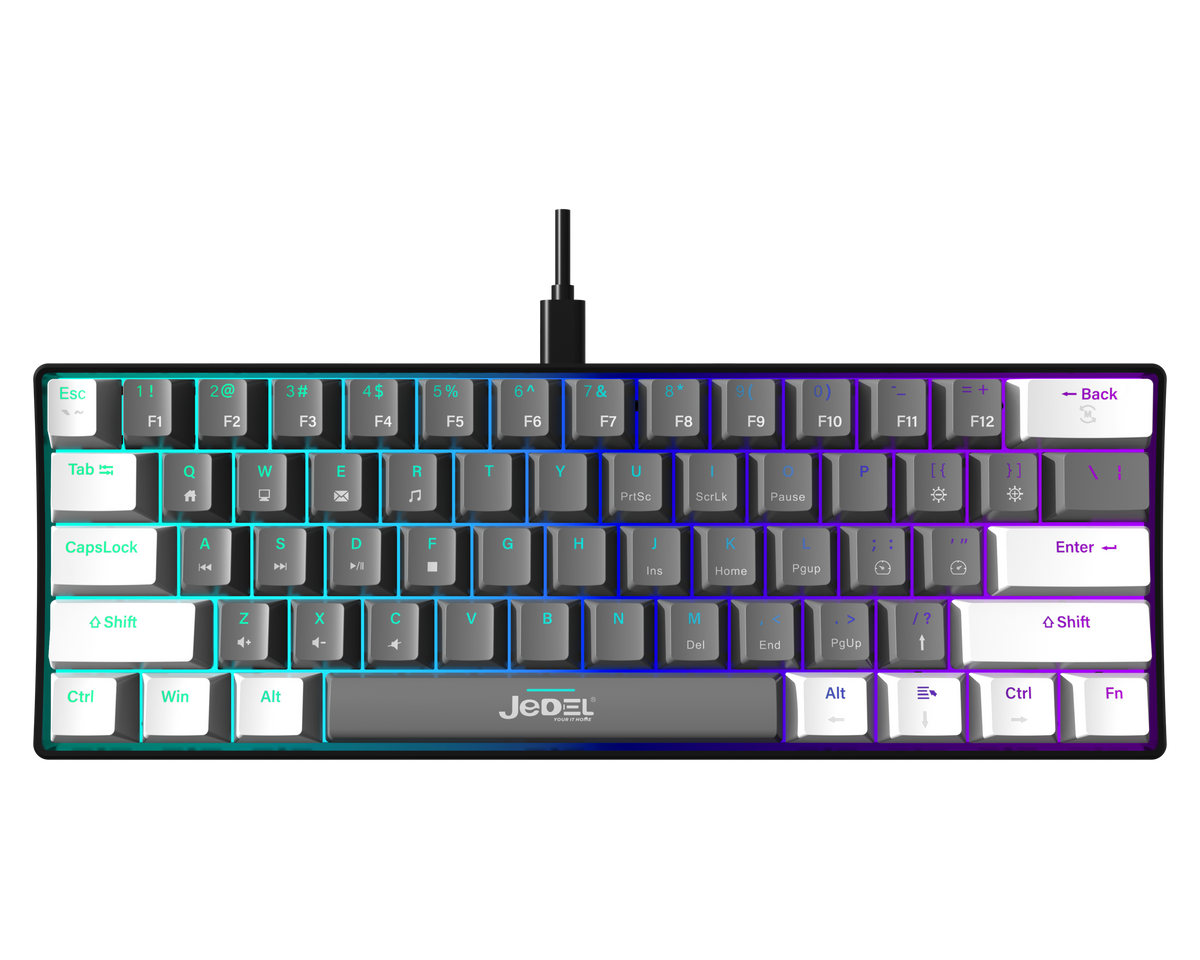 JEDEL KL-69 Wired Mechanical Keyboard Red/Blue Switch
