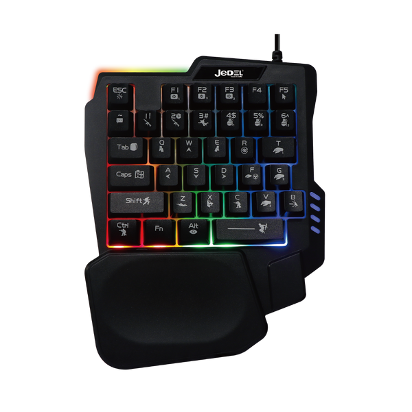 JEDEL K601 One-Hand Gaming Keyboard