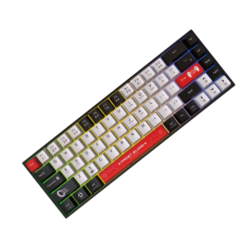 JEDEL-KL68 (68 Keys) Wired Mechanical Gaming Keyboard (Blue Switches)