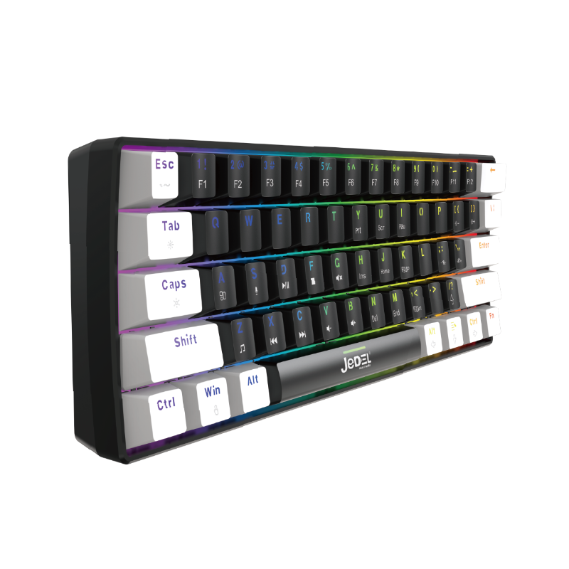 JEDEL KL-69 Wired Mechanical Keyboard Red/Blue Switch