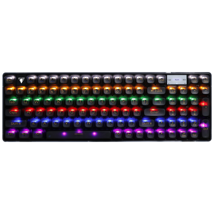 JEDEL KL-139B Transparent Mechanical Keyboard White Switch Wired