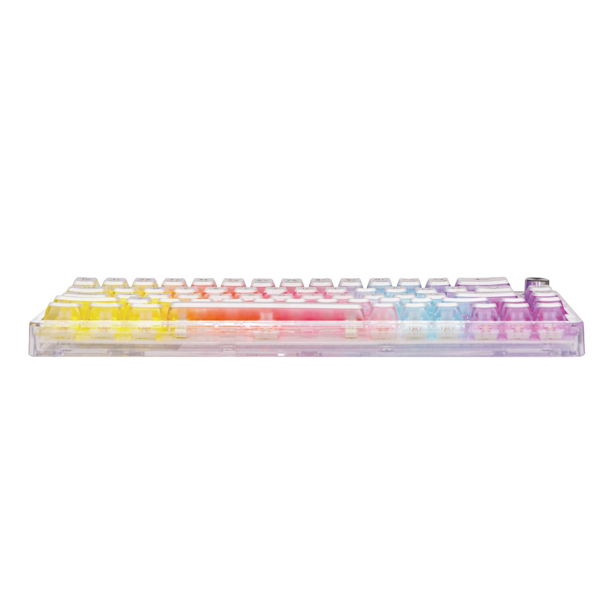 JEDEL KL-150 Transparent Wired Mechanical Keyboard White Switch