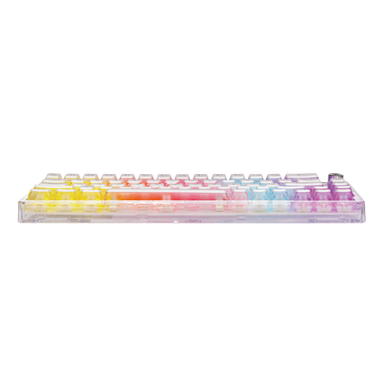 JEDEL KL-150 Transparent Wired Mechanical Keyboard White Switch