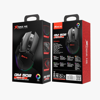Xtrike Me GM-502 Wired Gaming Mouse 12800 DPI