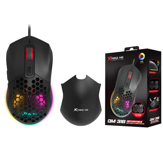 XTRIKE ME GM-316 Wired Gaming Mouse 7200 DPI (7 Customizable Buttons)