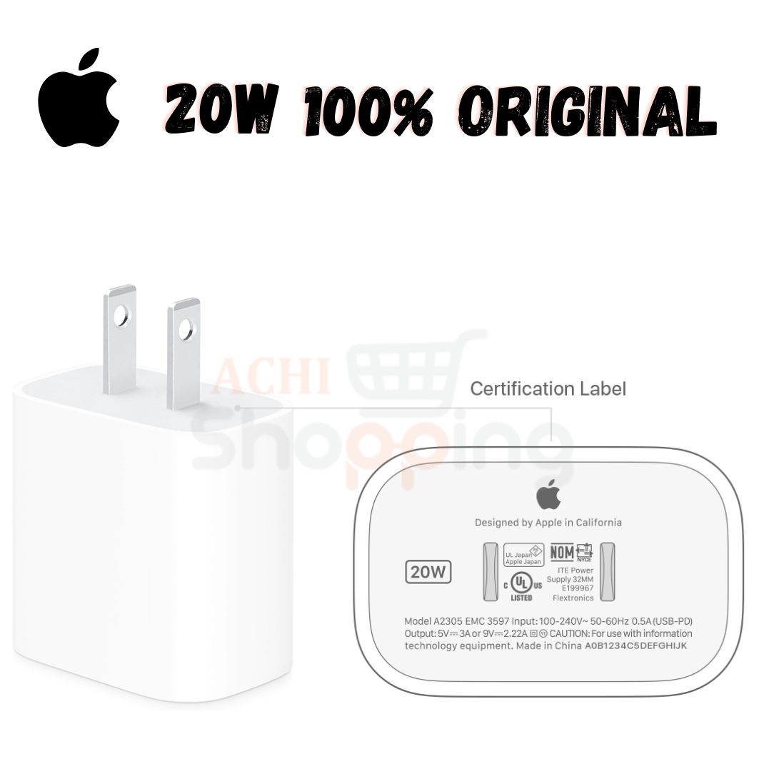 iPhone Original 20W Apple Adapter Without Box – Achi Shopping