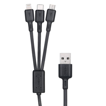 ORAIMO 3in1 Cable USB Tto Type-C Micro and Lightning