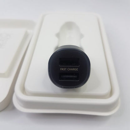 Original Samsung Fast Car Charger 15W Dual USB Port