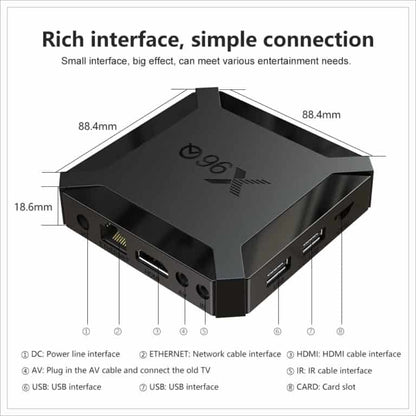 Original X96Q Android TV Box 2GB 16GB