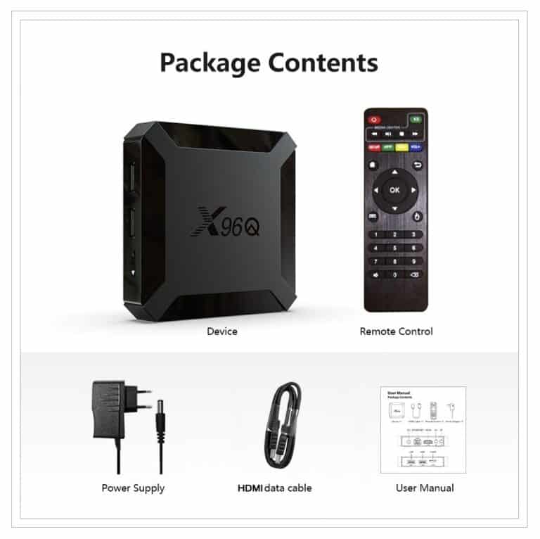 Original X96Q Android TV Box 2GB 16GB